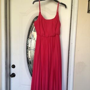 Maxi Pleated Dress Sz 12